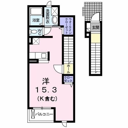 ボンヌ・シャンス多摩の物件間取画像